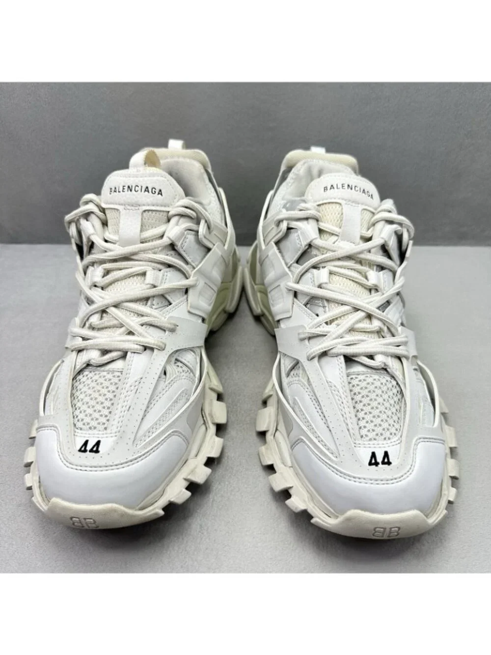 Balenciaga Track Mens Size 11 (EU 44) Shoes White Athletic Lace-Up Sneakers - Picture 2 of 9